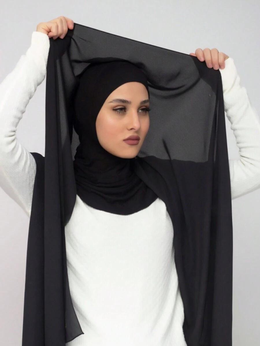SHEIN CZARNA CHUSTA HIDŻAB S07