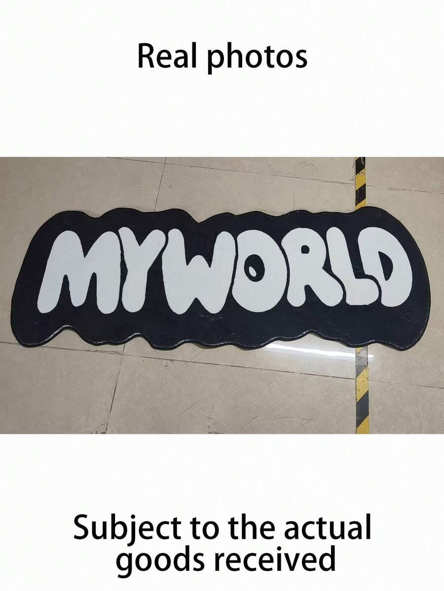 SHEIN DYWAN KONTRAST MY WORLD S07__40X120