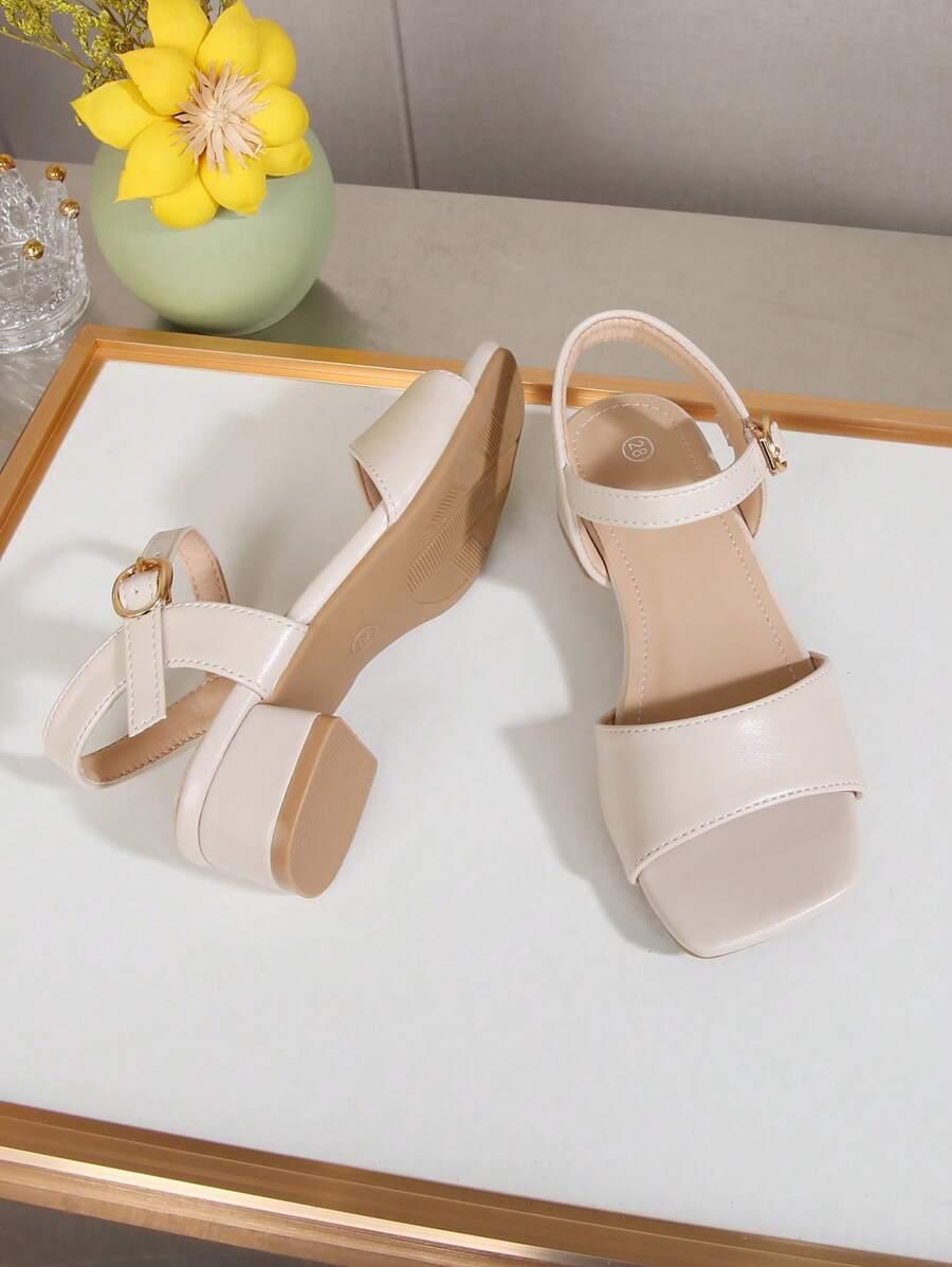 SHEIN BEŻOWE SANDAŁY OBCAS S06__36