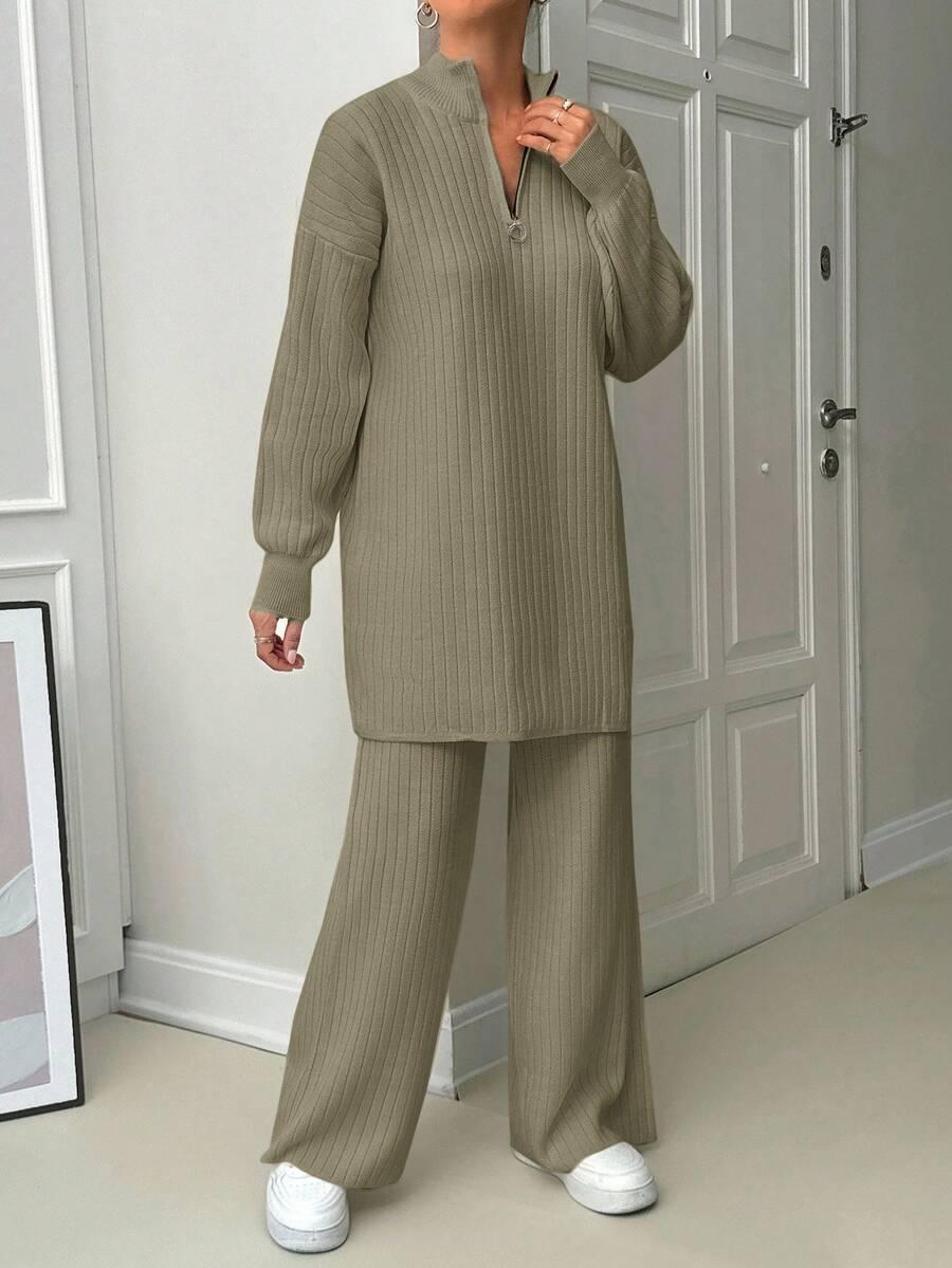 SHEIN SWETER SPODNIE KOMPLET S06__OS