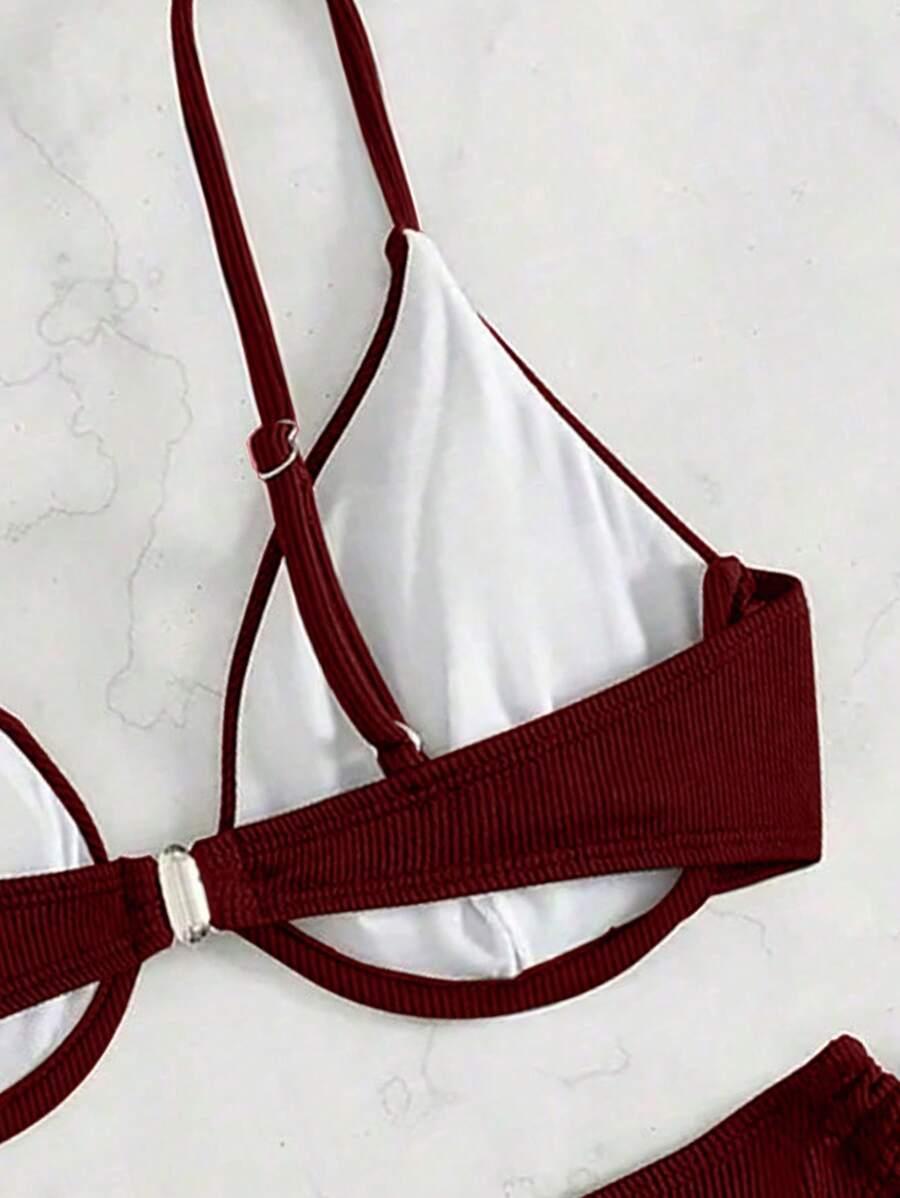 SHEIN DWUCZĘŚCIOWY STRÓJ KĄPIELOWY S09__S