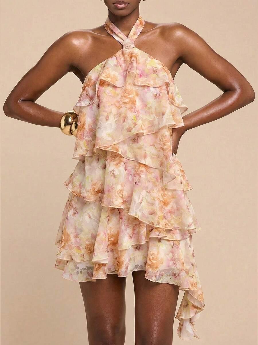 SHEIN MINI SUKIENKA ODKRYTE PLECY S06__M