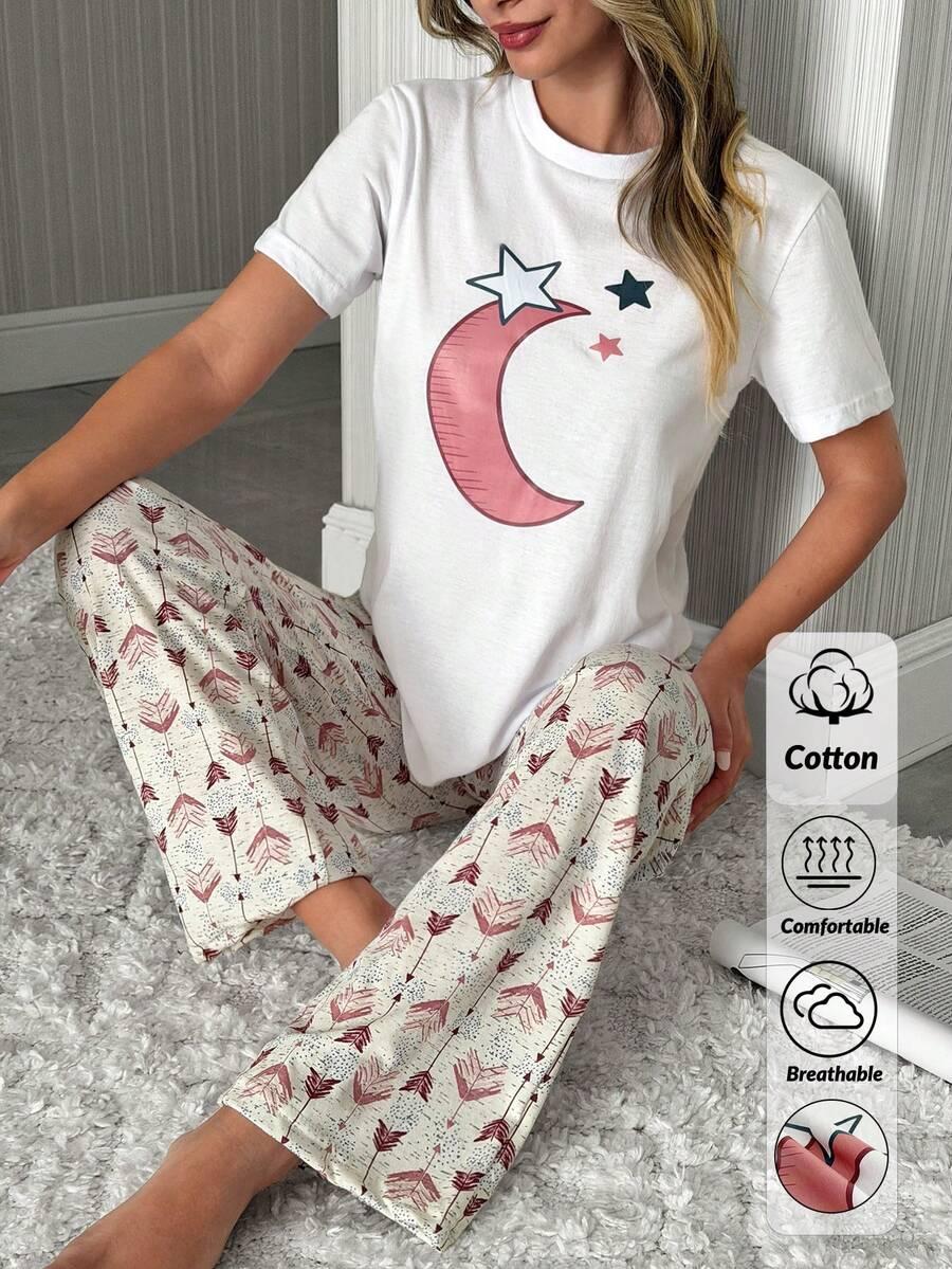 SHEIN PIŻAMA BLUZKA SPODNIE KOMPLET S06__XL