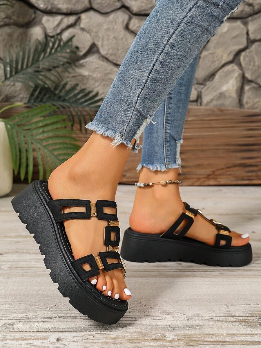 SHEIN CZARNE KLAPKI CASUAL S06__39,5