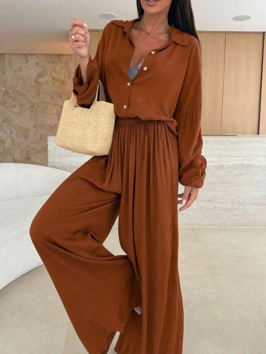 SHEIN KOSZULA SPODNIE KOMPLET S06__L