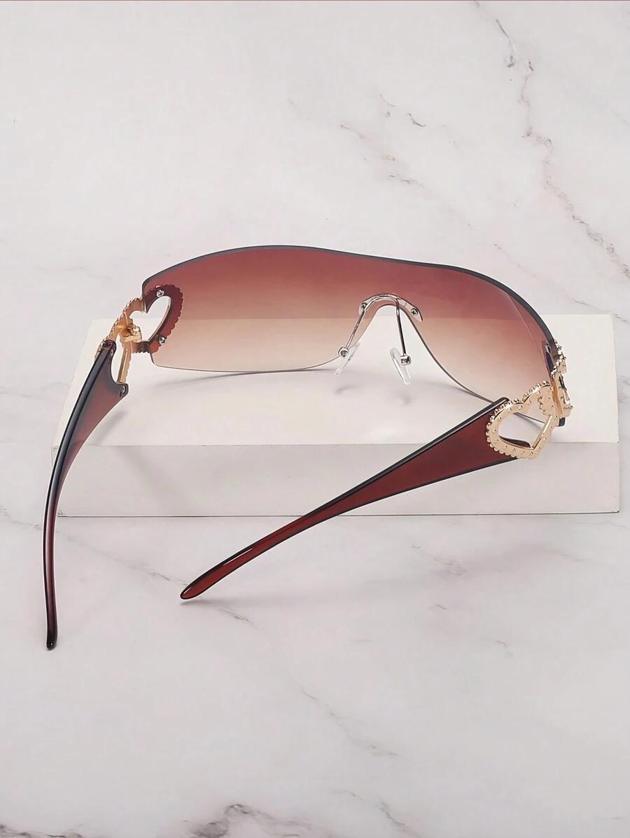 SHEIN OKULARY PRZECIWSŁONECZNE ZDOBIENIE S07