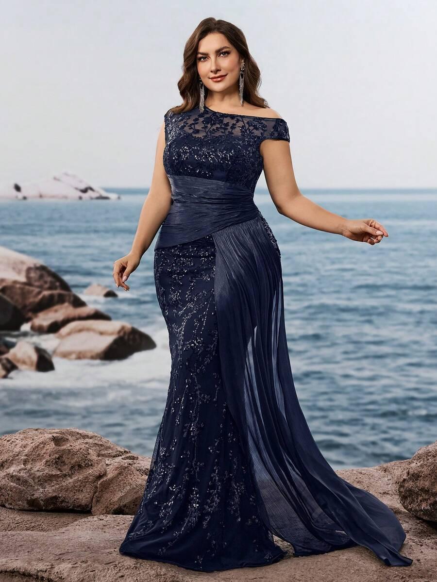 SHEIN MAXI SUKIENKA KORONKA S06__46