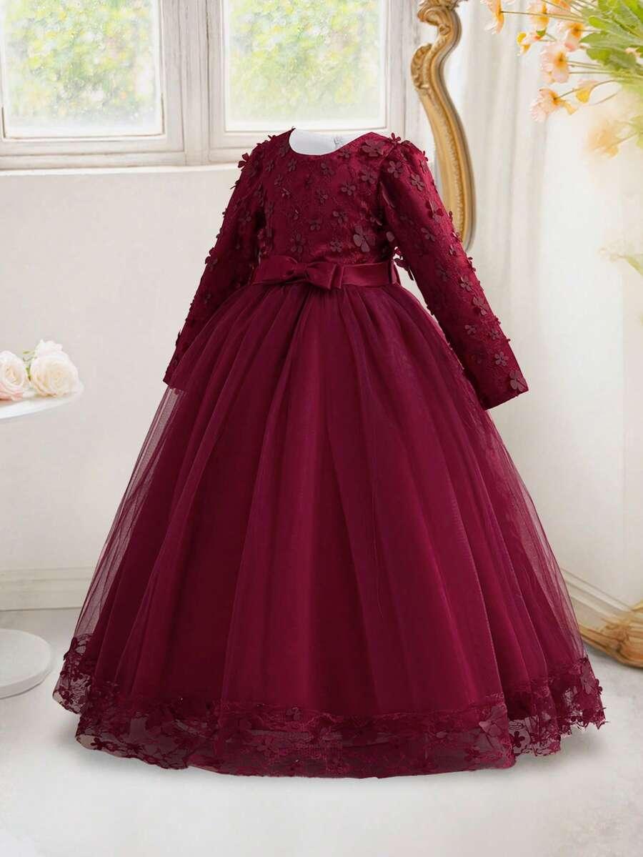 SHEIN CZERWONA ROZKLOSZOWANA SUKIENKA S06__128-134