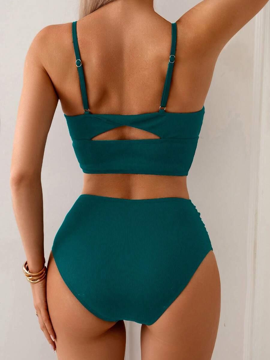 SHEIN DWUCZĘŚCIOWY STRÓJ KĄPIELOWY S09__XL