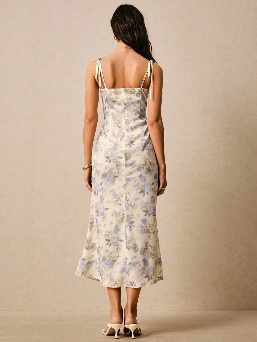 SHEIN SUKIENKA WZÓR KWIATY S06__M