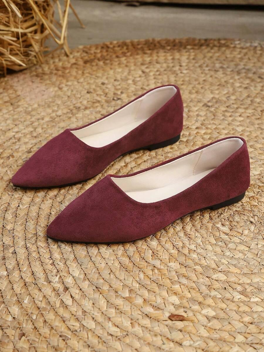 SHEIN CZERWONE BALERINY SZPIC S06__40