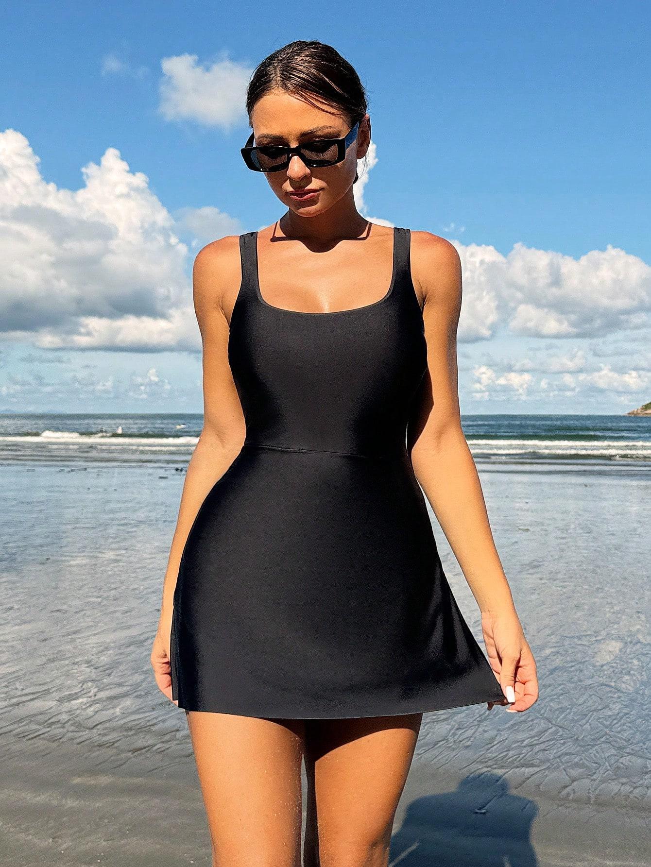SHEIN JEDNOCZĘŚCIOWY STRÓJ KĄPIELOWY S09__XS
