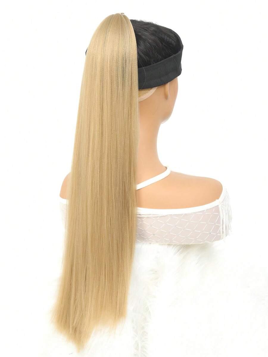 SHEIN BLOND KUCYK WŁOSY SYNTETYCZNE S07__68CM
