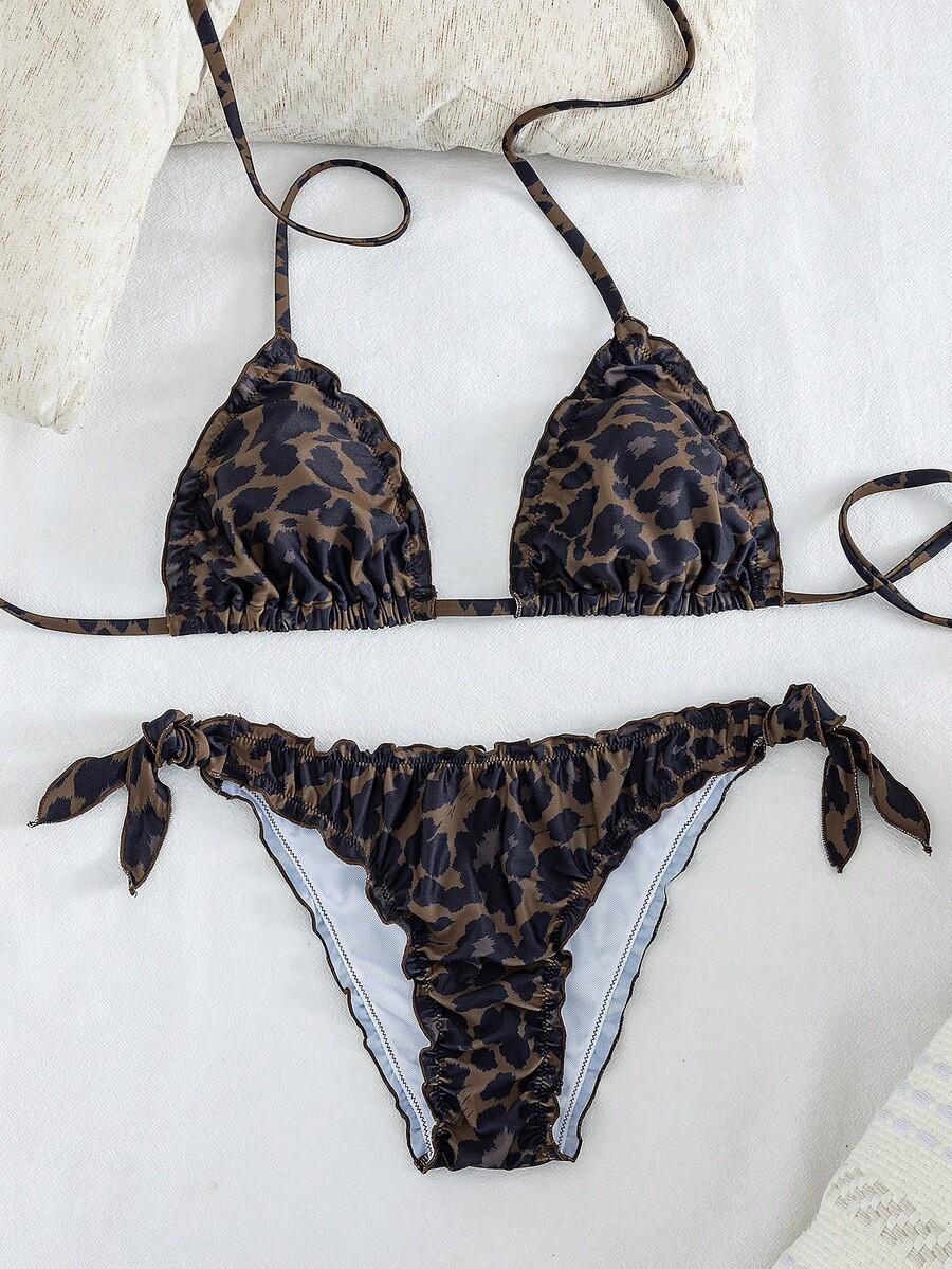 SHEIN DWUCZĘŚCIOWY STRÓJ KĄPIELOWY S09__L
