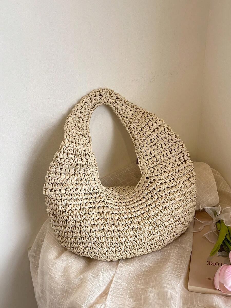 SHEIN BEŻOWA TOREBKA NA RAMIĘ S07__34X26