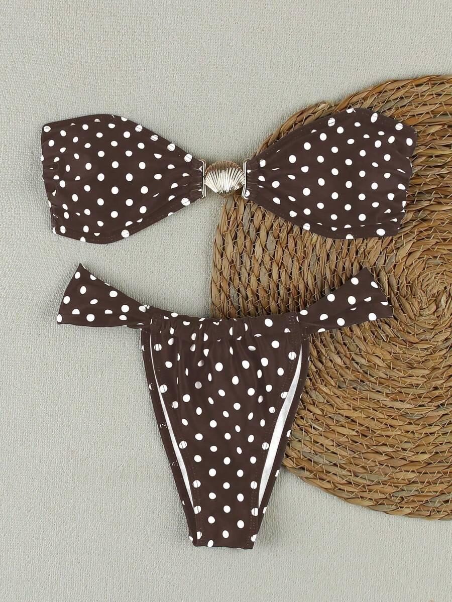 SHEIN GÓRA OD BIKINI GROSZKI S09__XS