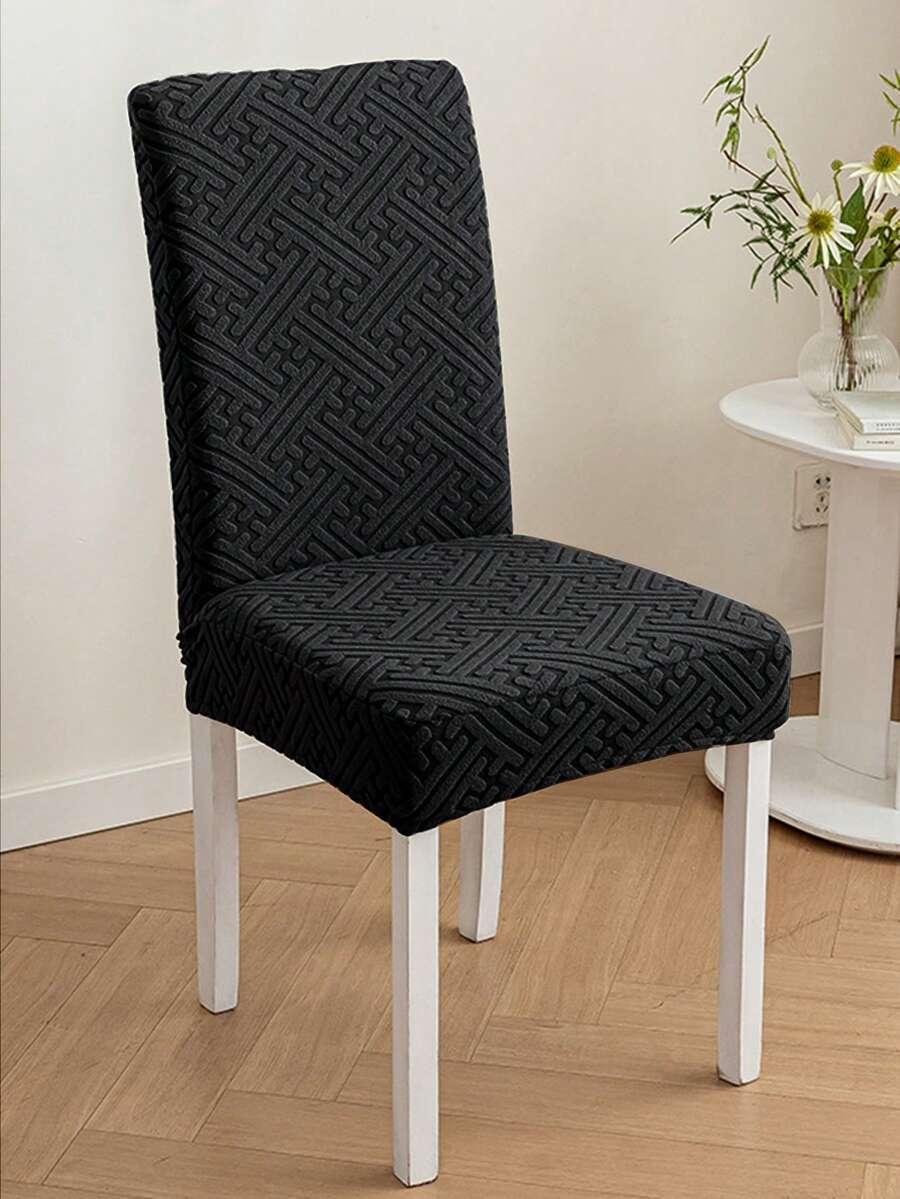 SHEIN CZARNY POKROWIEC NA KRZESŁO S07__38X38X45