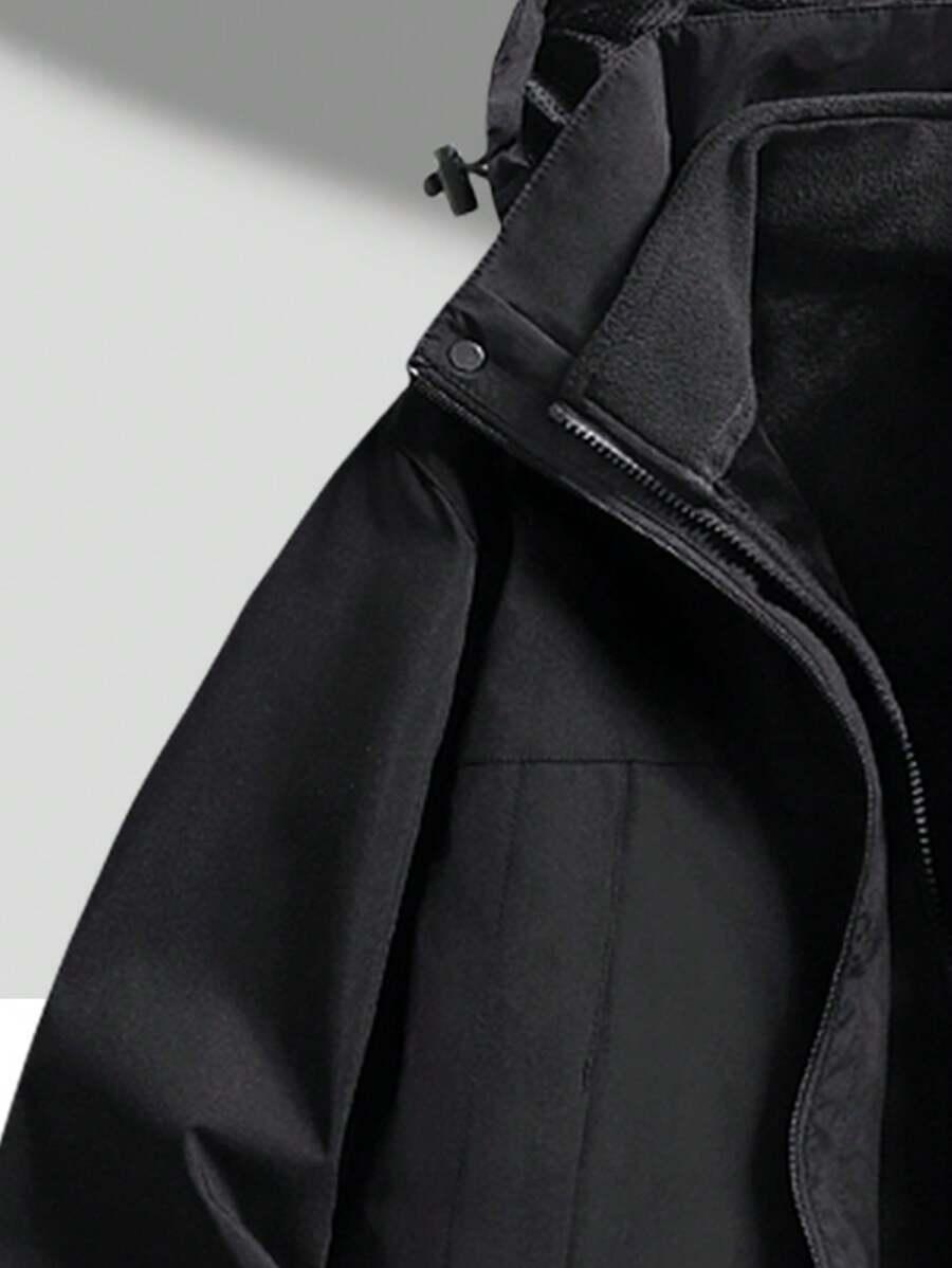 SHEIN CZARNA KURTKA ZAMEK W01__M