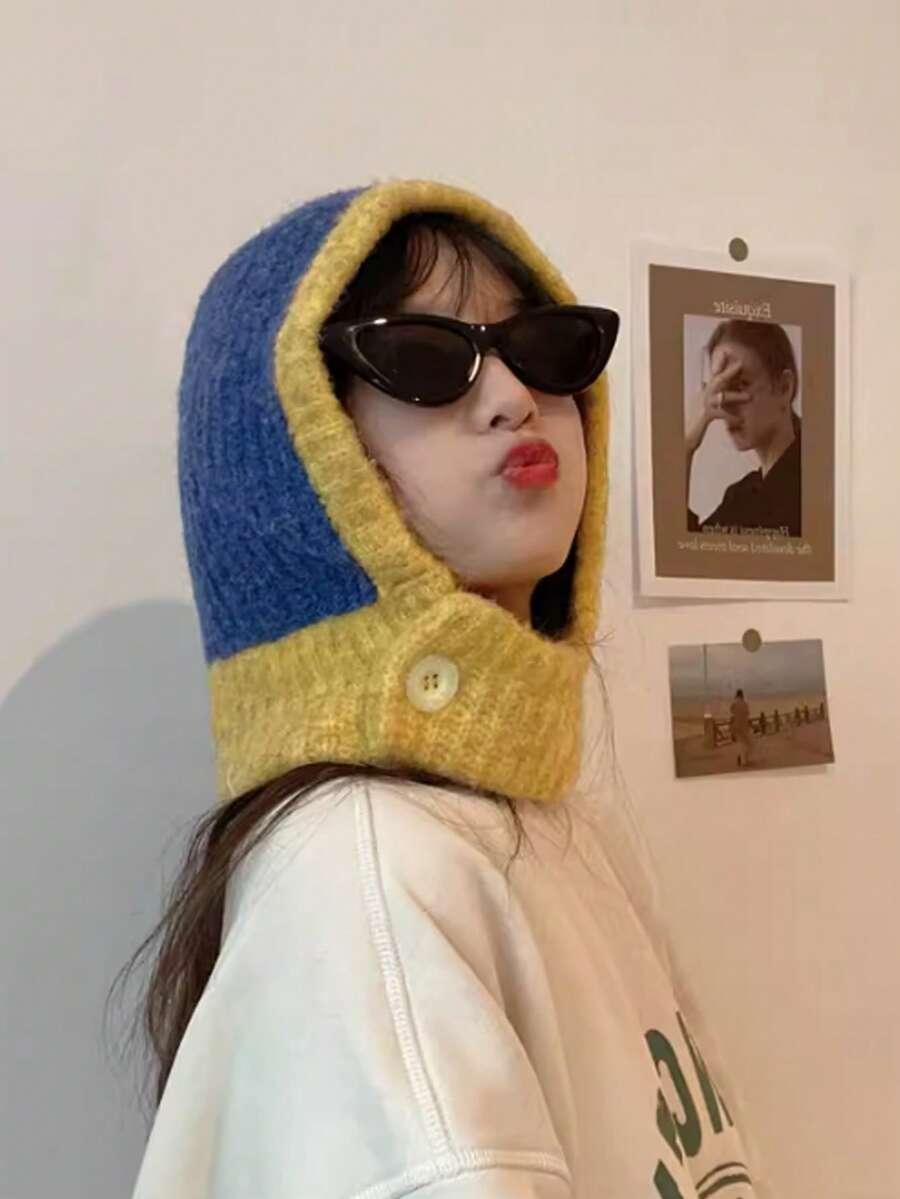 SHEIN DZIANINOWY KOMIN GUZIK W01