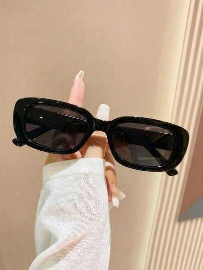 SHEIN CZARNE OKULARY PRZECIWSŁONECZNE S07