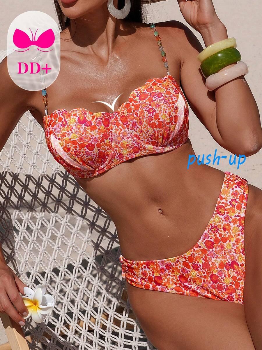 SHEIN DWUCZĘŚCIOWY STRÓJ KĄPIELOWY S09__90E