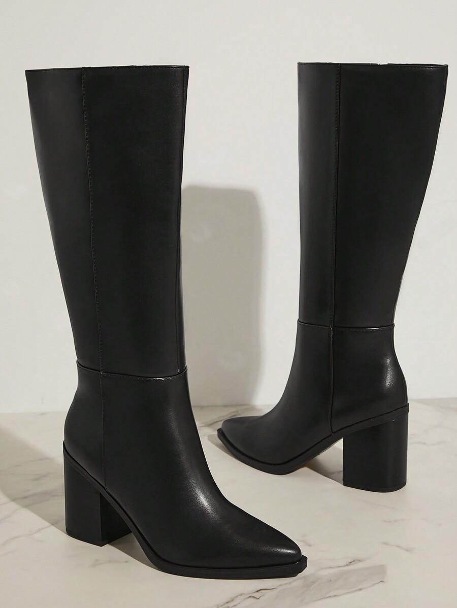 SHEIN CZARNE KOZAKI OBCAS W01__38,5