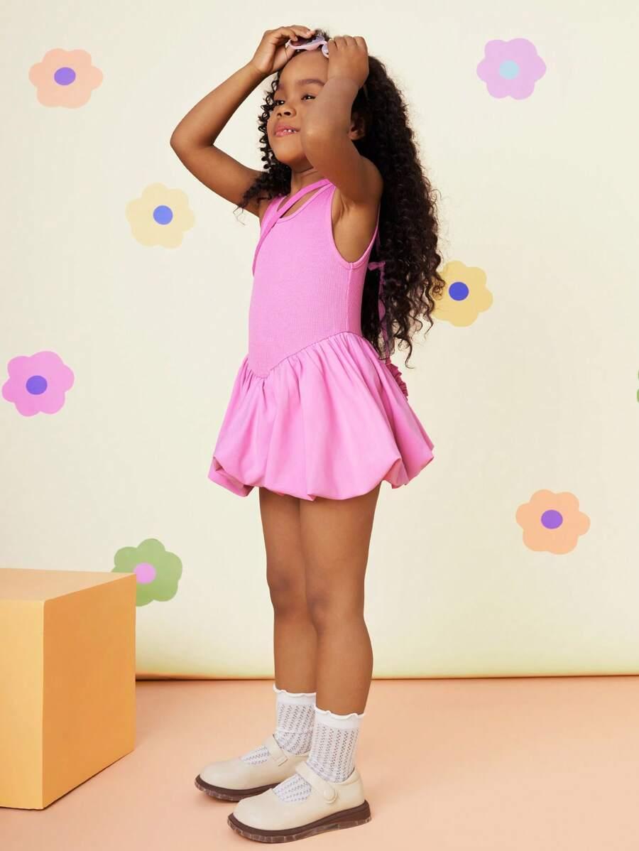 SHEIN RÓŻOWA MINI SUKIENKA S09__98-104