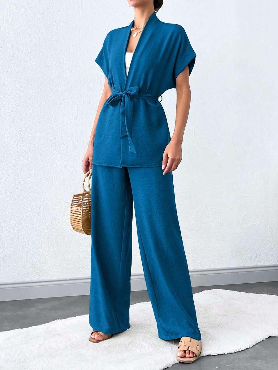 SHEIN BLUZKA SPODNIE KOMPLET S06__XL