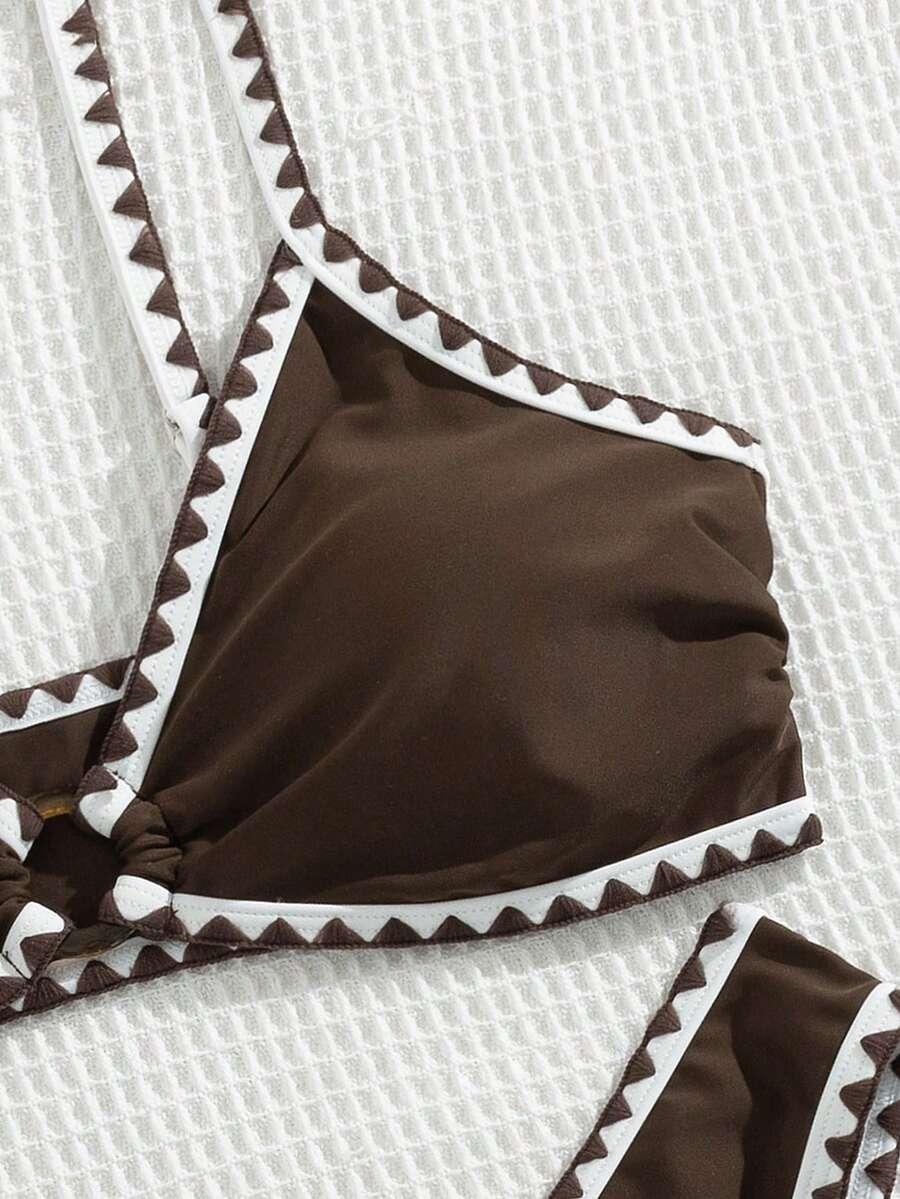 SHEIN DWUCZĘŚCIOWY STRÓJ KĄPIELOWY S09__M