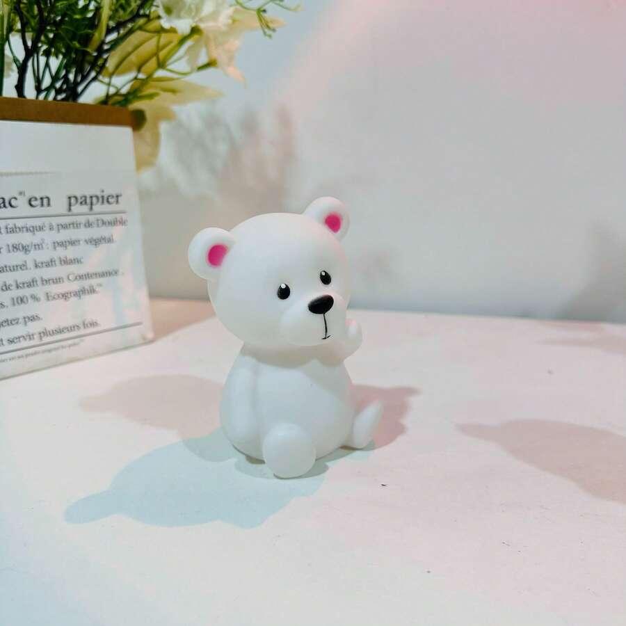 SHEIN BIAŁA LAMPKA MIŚ S07__12X7CM