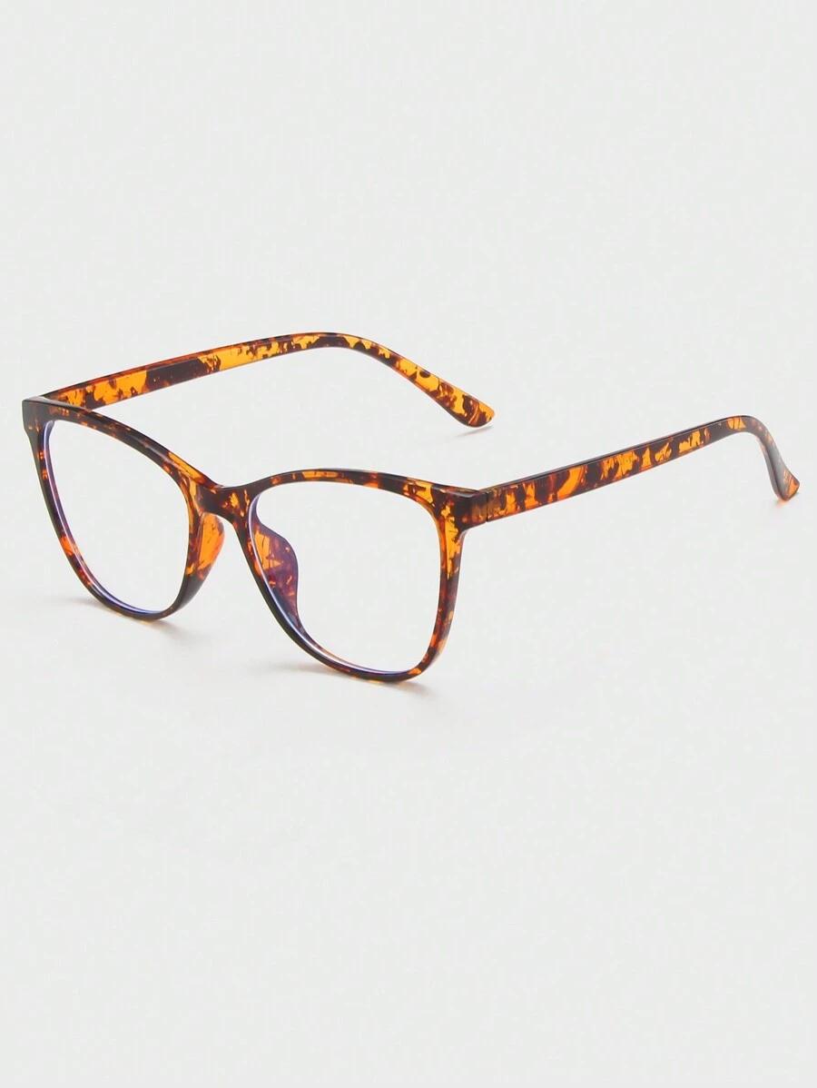 SHEIN OKULARY ZERÓWKI ANIMAL PRINT S07
