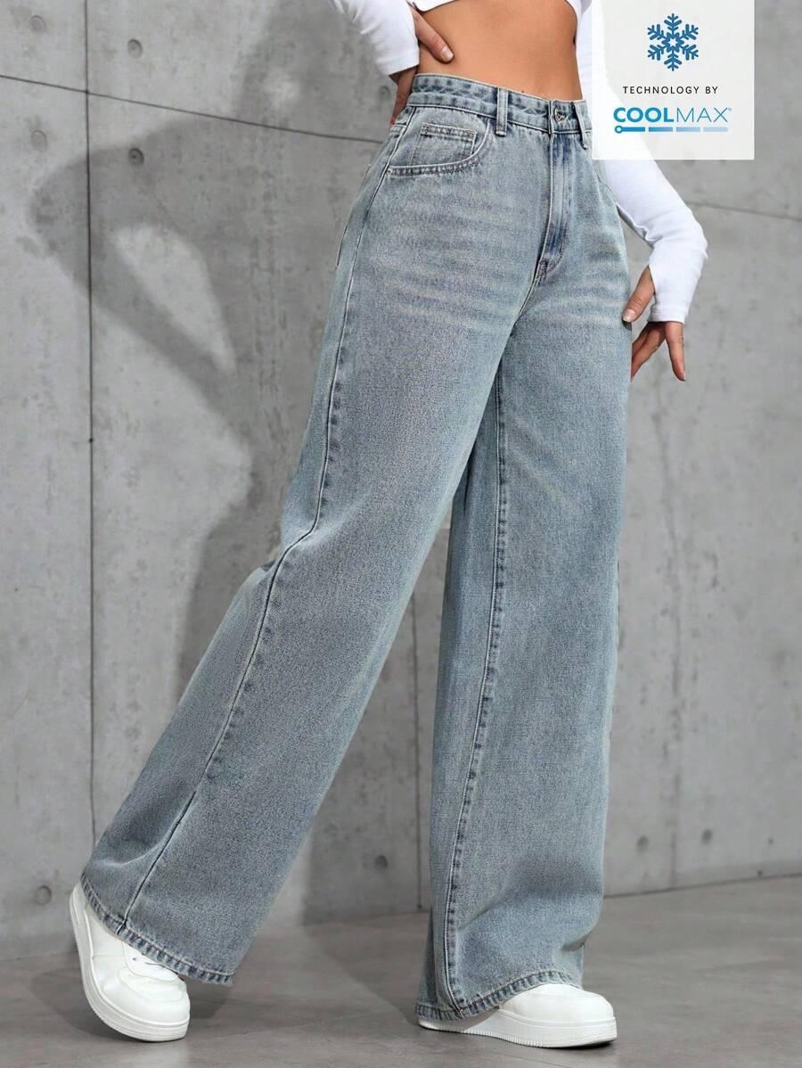 SHEIN NIEBIESKIE SPODNIE JEANS S06__L
