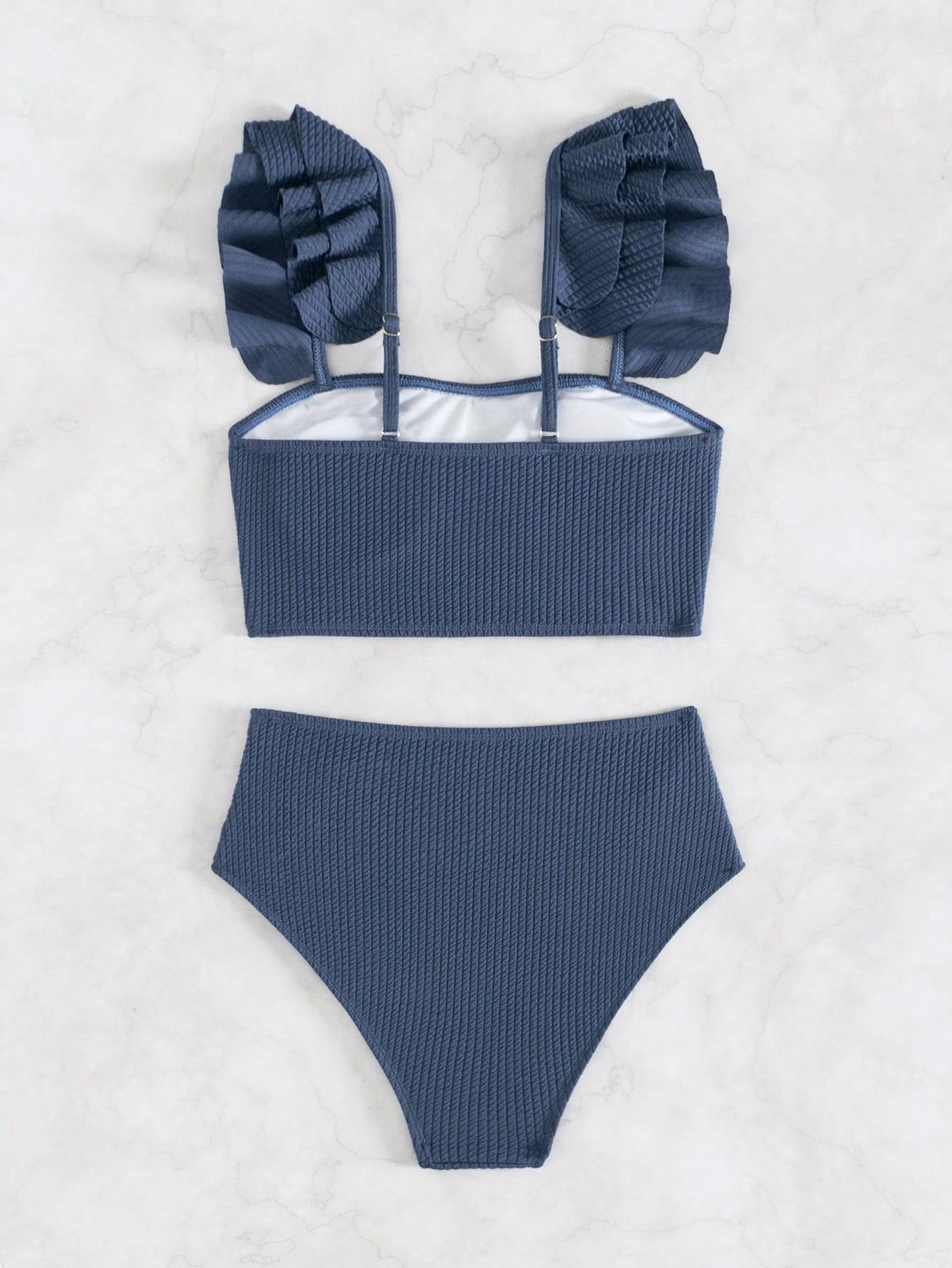 SHEIN NIEBIESKA GÓRA OD BIKINI S09__L