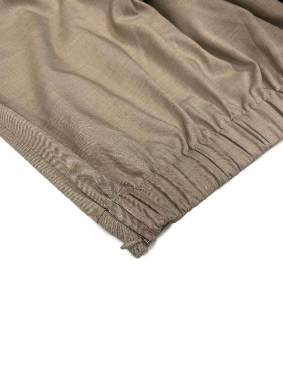 SHEIN BEŻOWY KOMPLET TOP SPODNIE PK01__L