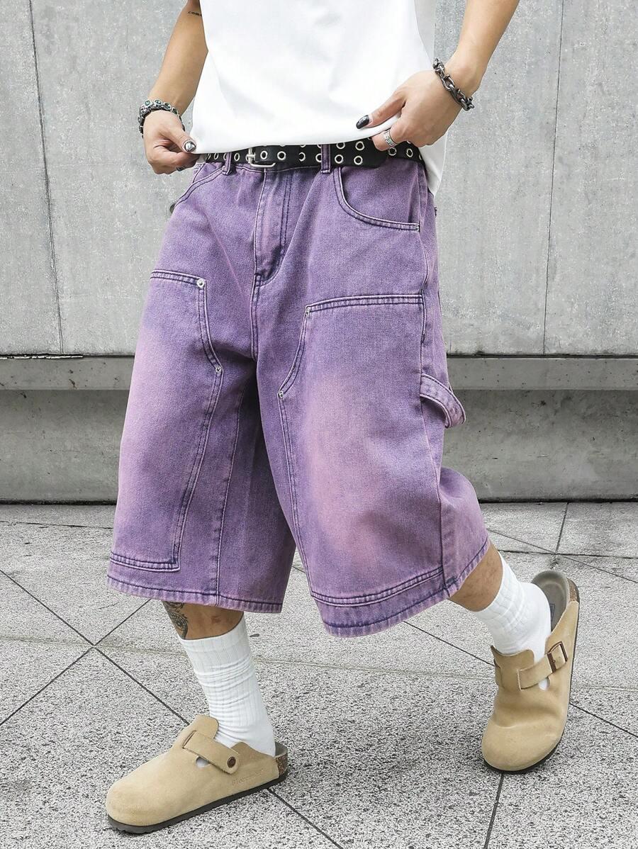 MANFINITY KRÓTKIE SPODENKI JEANS S06__XXL