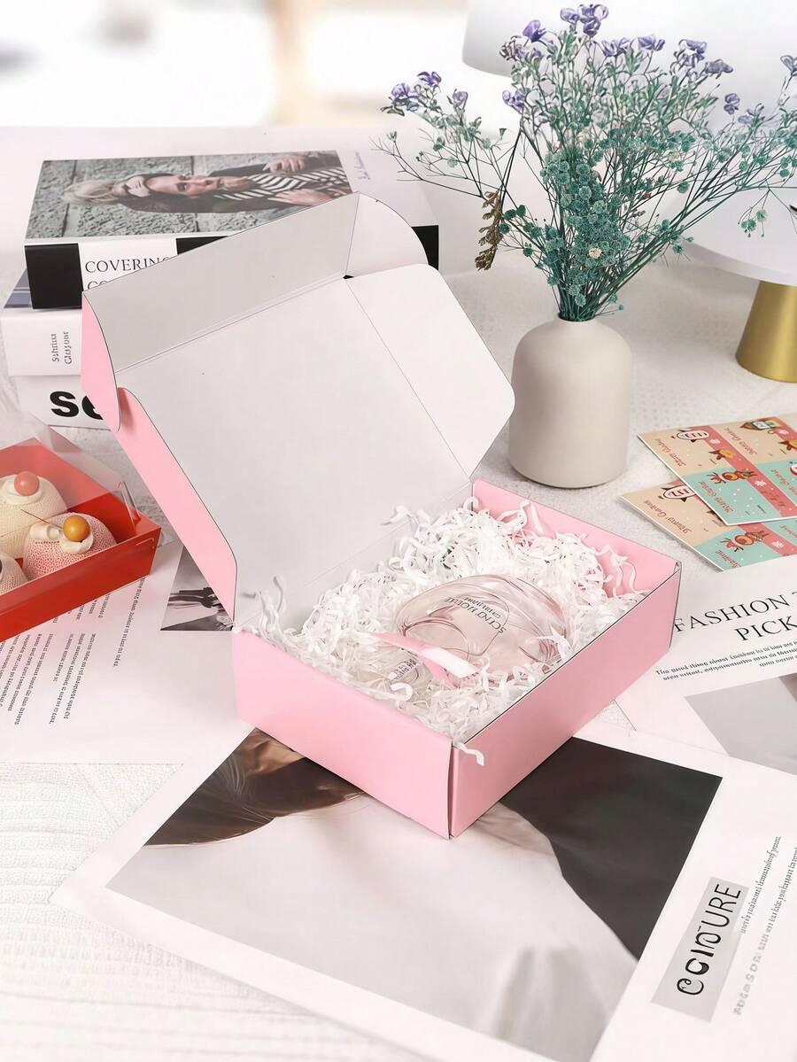 SHEIN RÓŻOWE PUDEŁKO DO WYSYŁKI 4-PACK S07__20X13