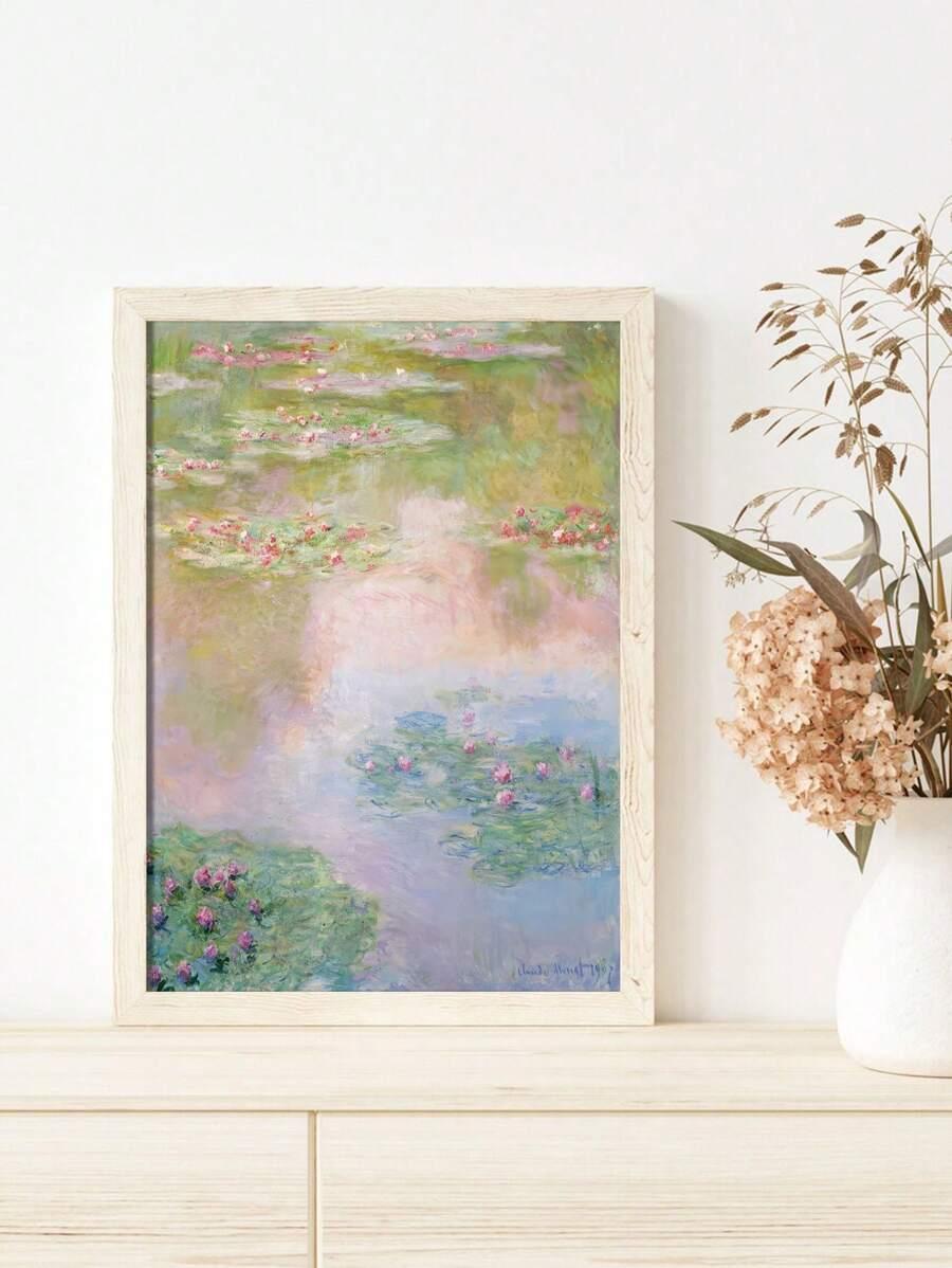SHEIN OBRAZ NA PŁÓTNIE BEZ RAMY AKWARELA S07__50X70