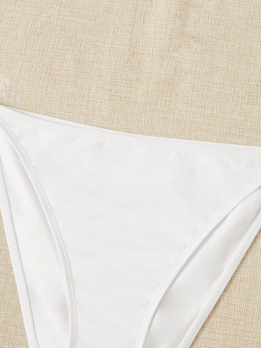 SHEIN BIAŁY DÓŁ OD BIKINI S09__XS