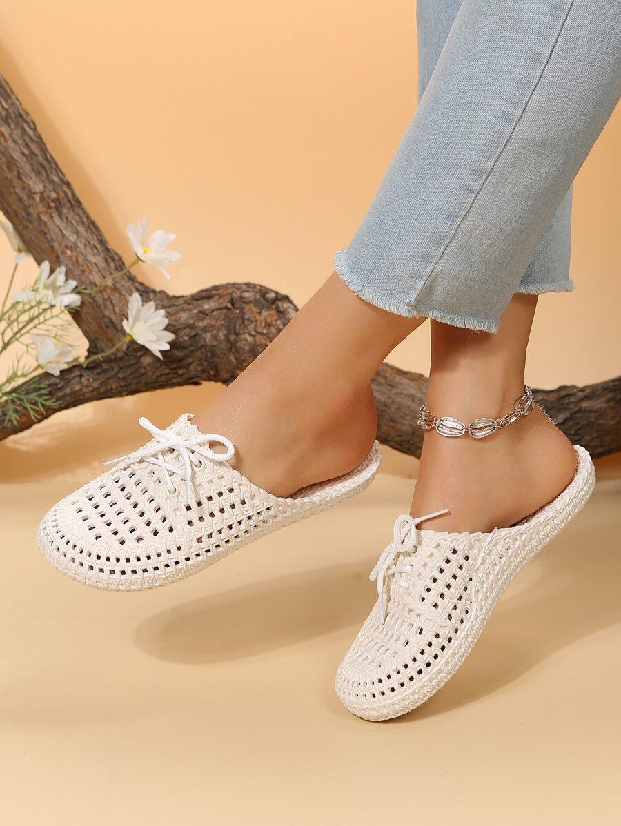 SHEIN BIAŁE KLAPKI CASUAL S06__36
