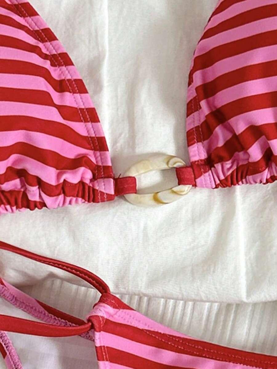 SWIM MOD DWUCZĘŚCIOWY STRÓJ KĄPIELOWY PASKI PK01__L