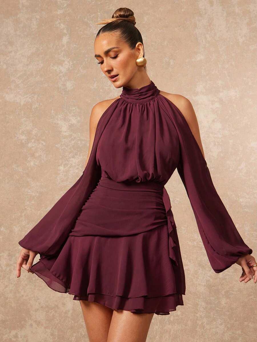 SHEIN SUKIENKA MINI WIĄZANIE S06__XS
