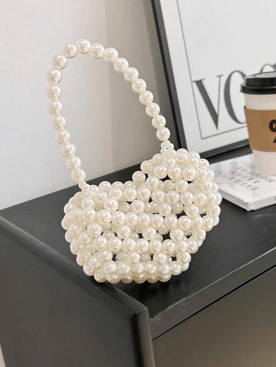 SHEIN KREMOWA MINI TOREBKA S07__14X10CM