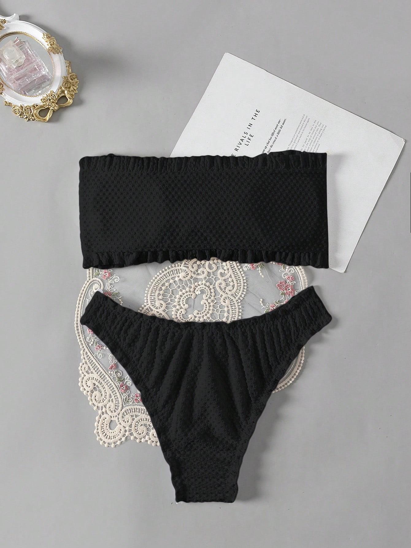 SWIM BASICS GÓRA OD BIKINI MARSZCENIA S09__M