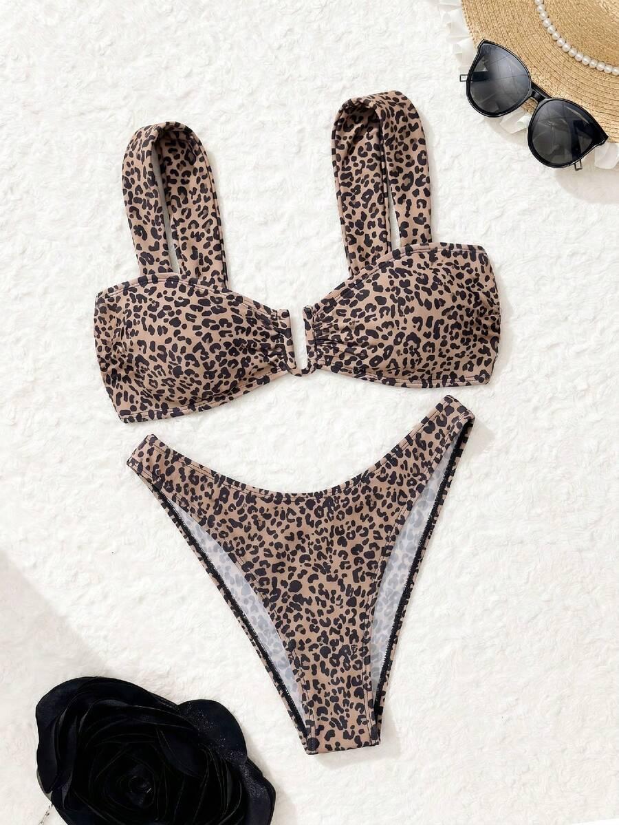 SHEIN DWUCZĘŚCIOWY STRÓJ KĄPIELOWY S09__L