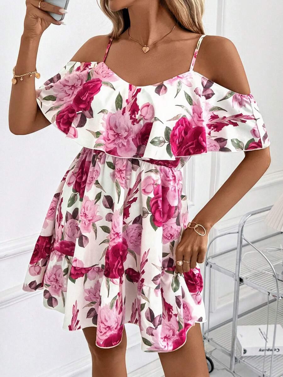 SHEIN KOLOROWA MINI SUKIENKA S06__S
