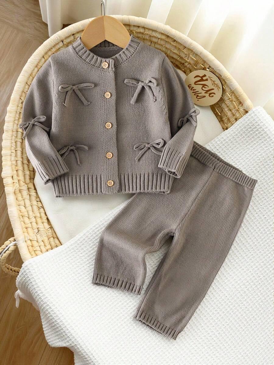 SHEIN SZARE SPODNIE SWETER KOMPLET S06__86-92