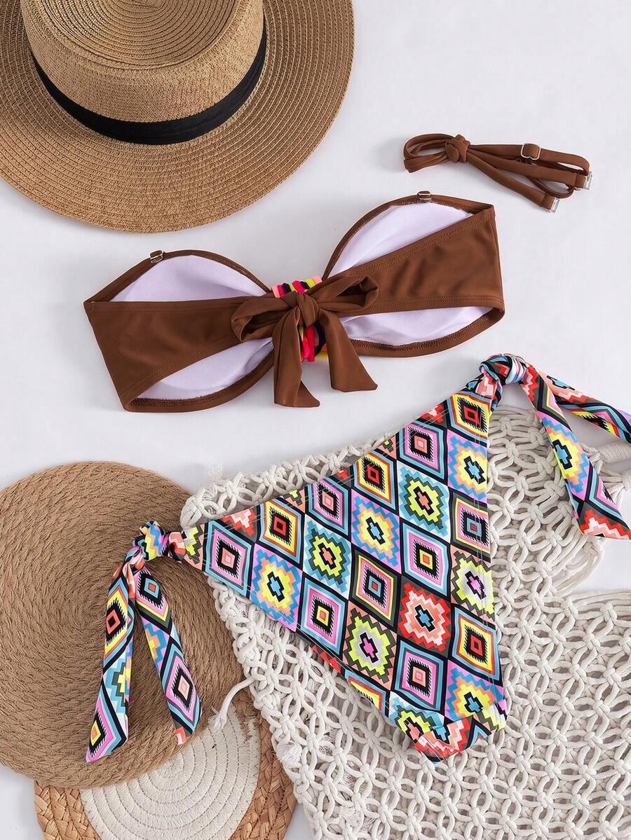 SWIM LUSHOIRE DWUCZĘŚCIOWY STRÓJ KĄPIELOWY PRINT S09__S