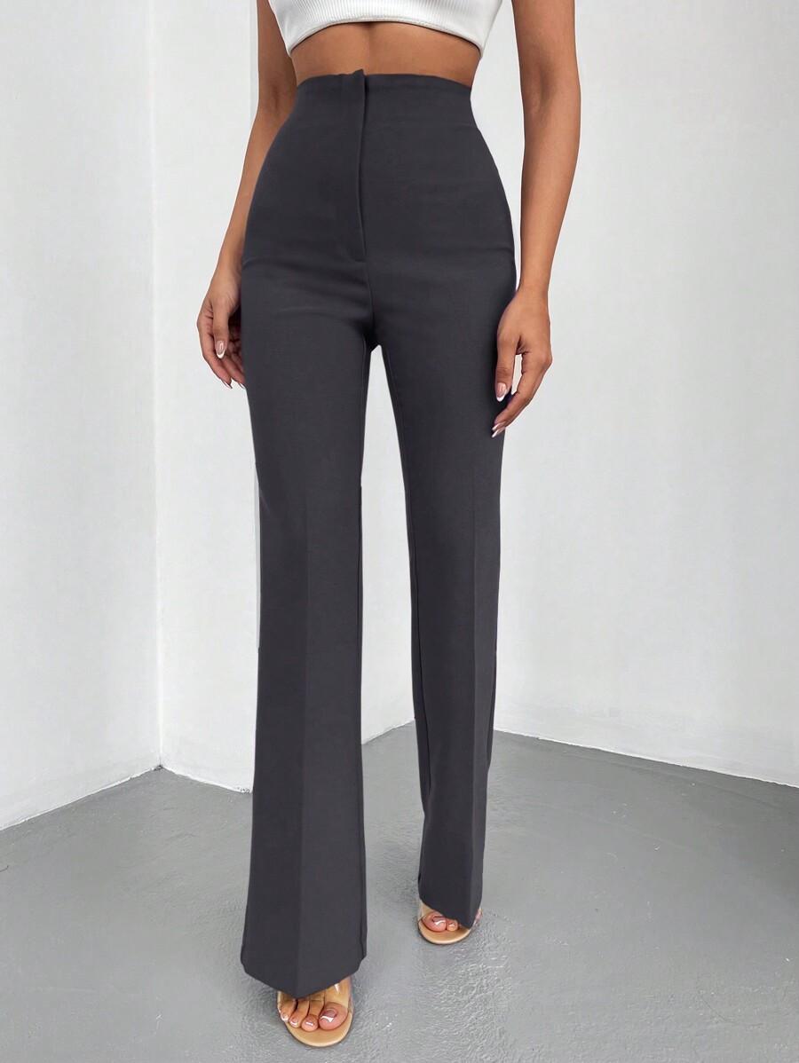 SHEIN SZARE SPODNIE WYSOKI STAN S06__XL
