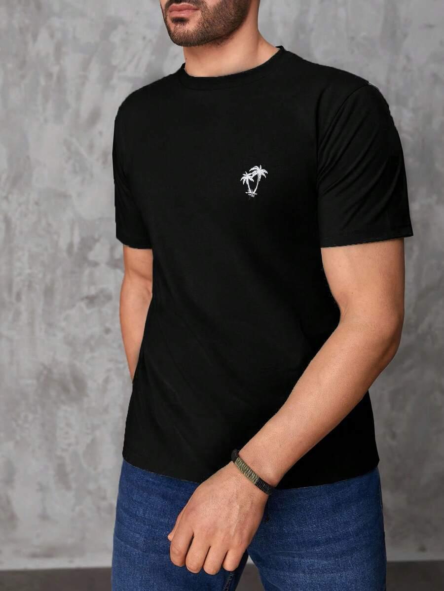 RUECHIC CZARNY T-SHIRT PRINT S06__M