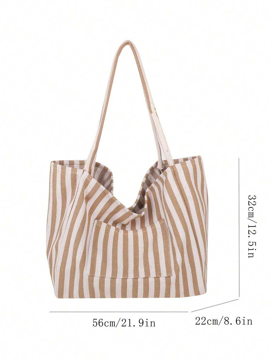 SHEIN TORBA PLAŻOWA W PASKI 56X32